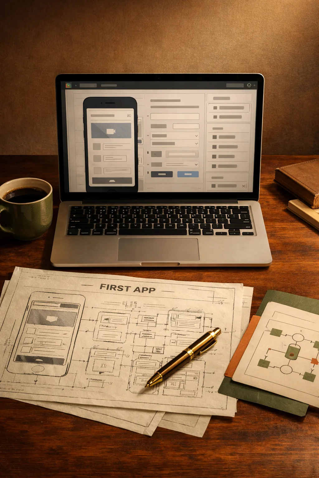 Course cover concept for entrepreneurs building useful apps with Codex